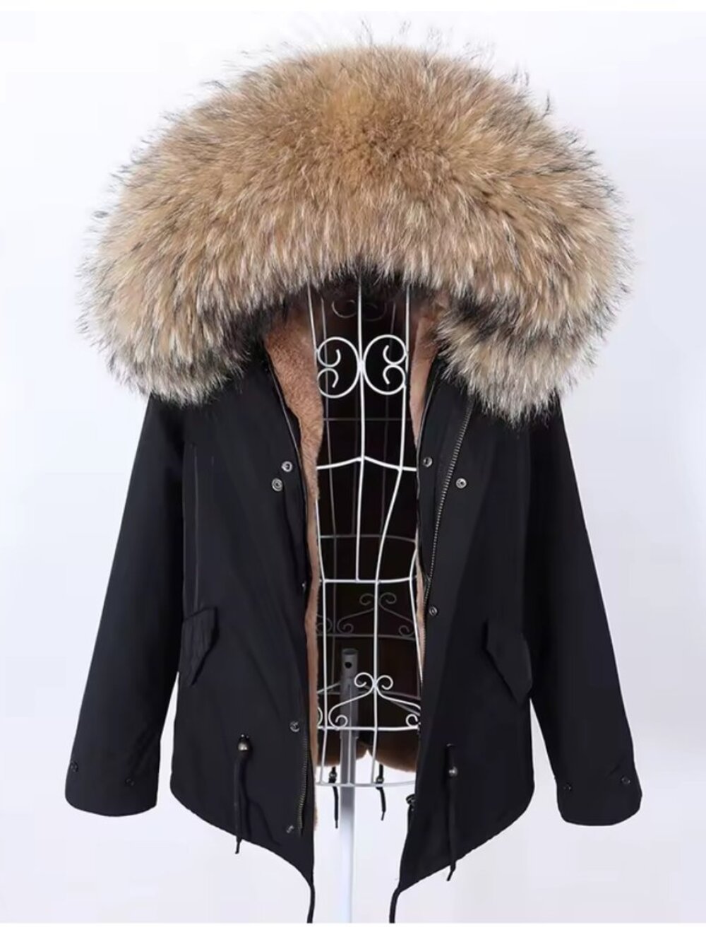 🇨🇦 Mao Maokong Natural Real Fox Fur Jacket